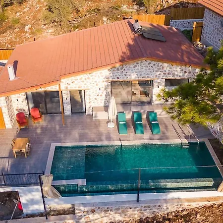 Amazing 1br Stone With Pool & Terrace Holiday home Gelemis